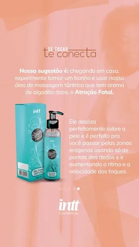 ÓLEO CORPORAL TÂNTRICO ATRAÇÃO FATAL 120ML – INTT - Imagem 2