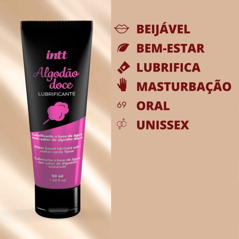 LUBRIFICANTE COMESTÍVEL MORANGO HOT 50ML - INTT