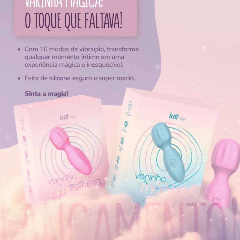 VARINHA MÁGICA WELLNESS ROSA RECARREGÁVEL INTT