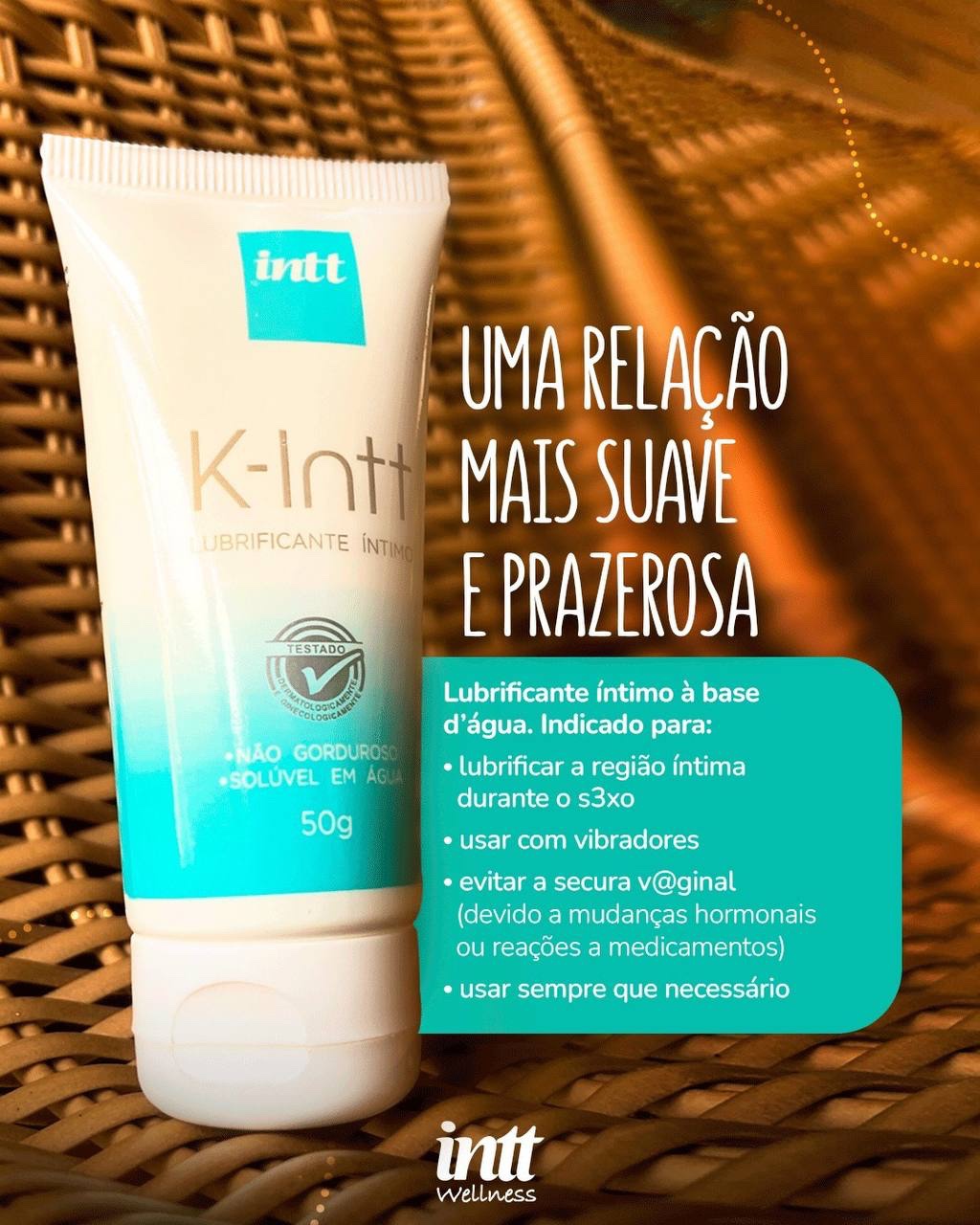 LUBRIFICANTE ÍNTIMO K-INTT 50G