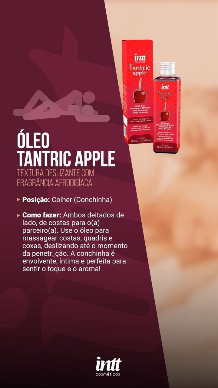 ÓLEO TANTRA INTT MAÇÃ DO AMOR 130ML - Imagem 2