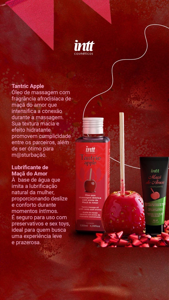 ÓLEO TANTRA INTT MAÇÃ DO AMOR 130ML - Imagem 3