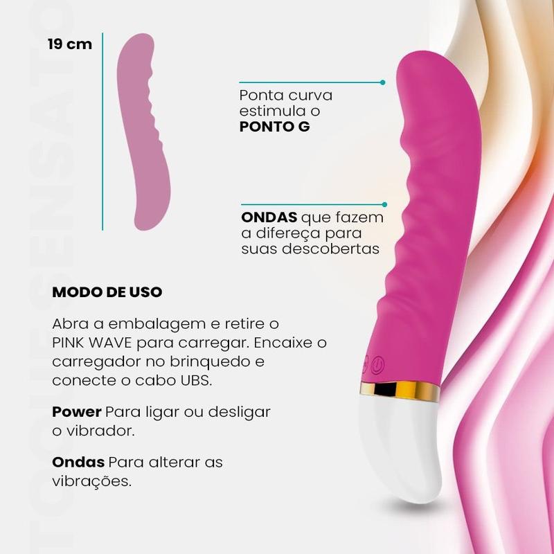 VIBRADOR PINK WAVE INTT