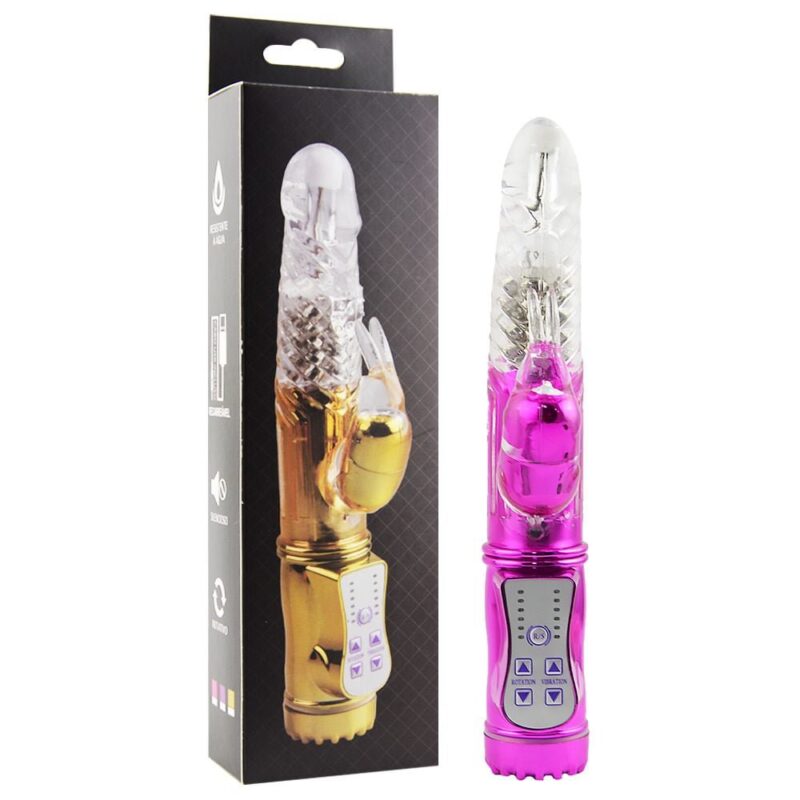 VIBRADOR RABBIT COELHO DO PRAZER ROTATIVO RECARREGÁVEL - Imagem 3