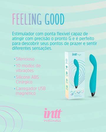 VIBRADOR FEELING GOOD INTT AZUL TIFFANY - Imagem 2