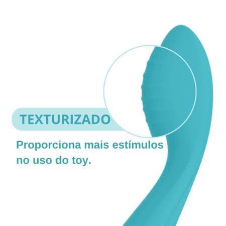 VIBRADOR FEELING GOOD INTT AZUL TIFFANY - Imagem 3