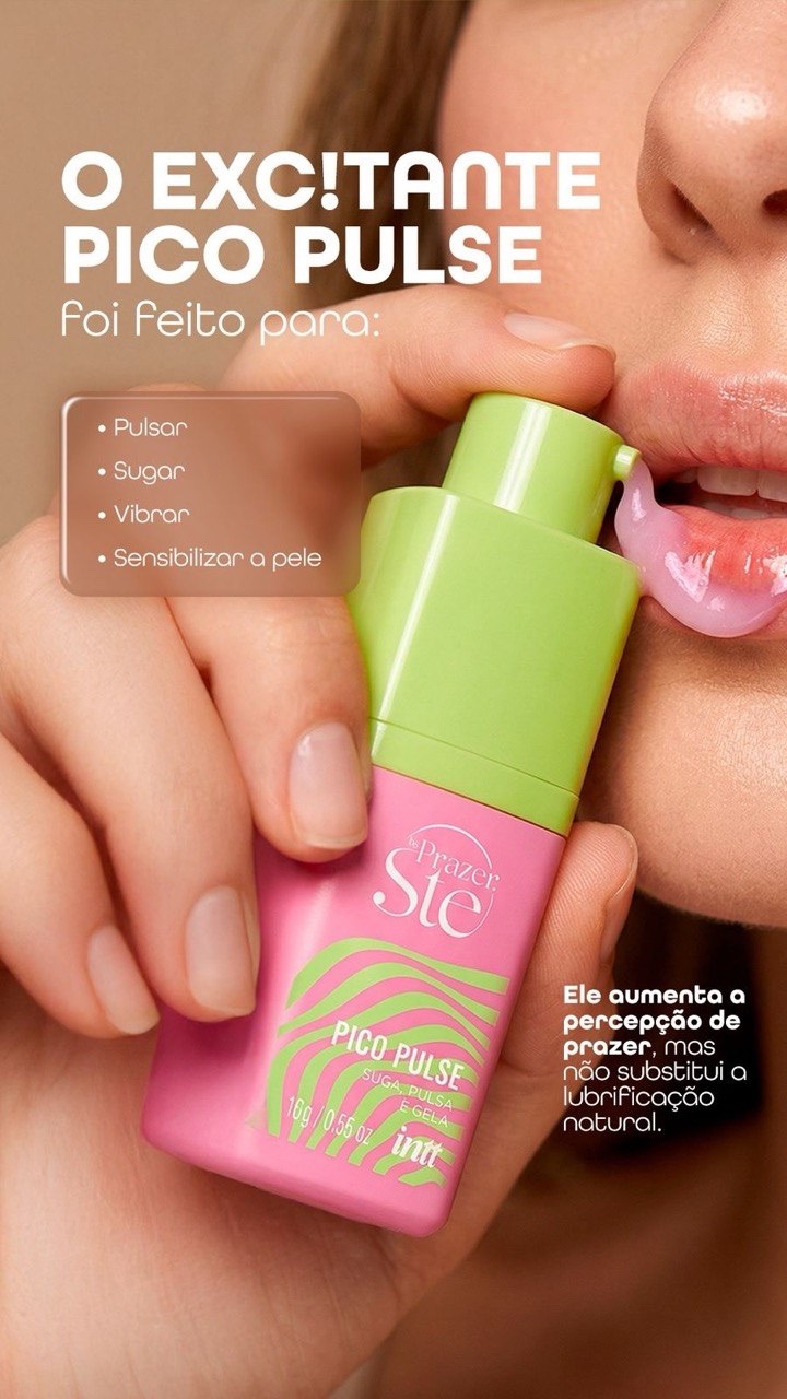 EXCITANTE UNISSEX PICO PULSE UVA / MENTA INTT - Imagem 3