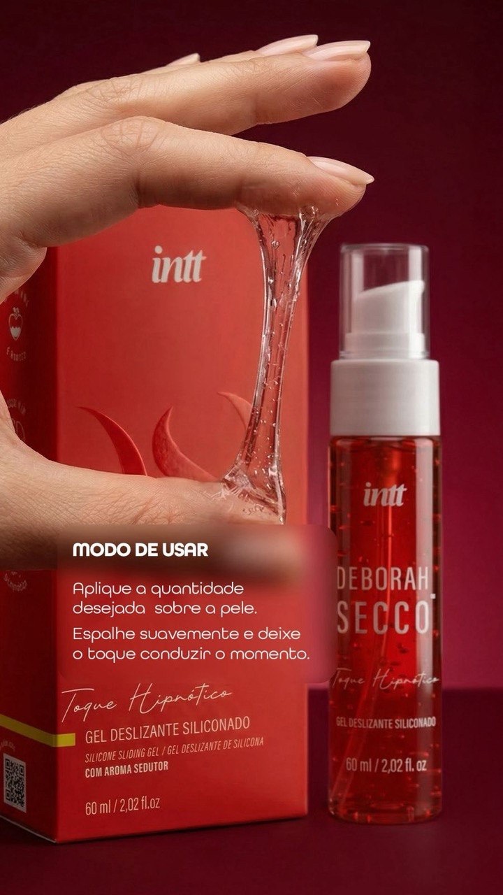 LUBRIFICANTE DESLIZANTE TOQUE HIPINOTICO DÉBORA SECCO 60 ML - Imagem 4
