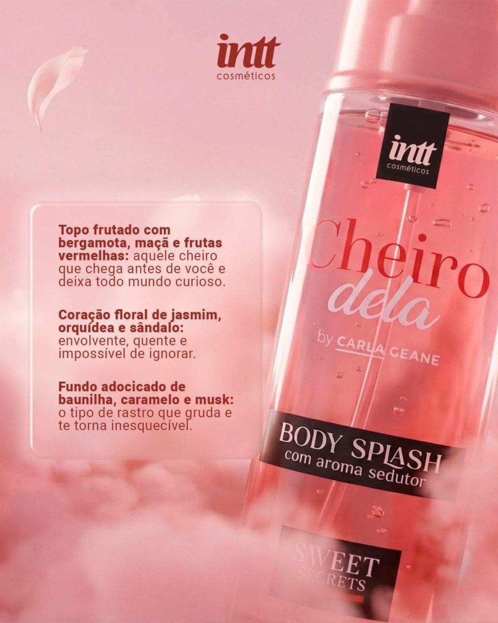 BODY SPLASH CHEIRO DELA BY CARLA GEANE 230 ML - Imagem 2